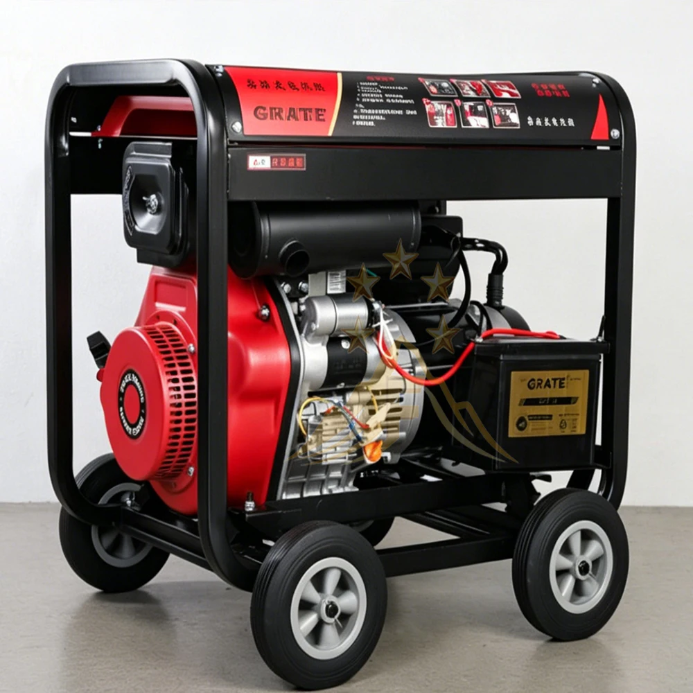 REAL POWER 10000W Smart Diesel Generator 220V 380V  3000W 5000W 7KW 8KW Power Single 3 Phase Oil Electric Alternator For Home ‌