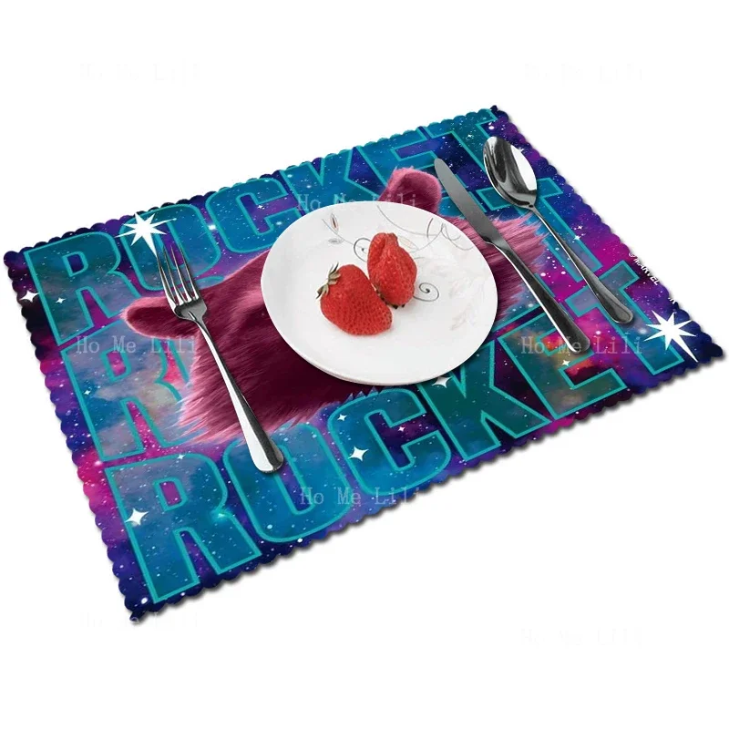 American Science Fiction Action Movies And Animals Work Together To Defend The Galaxy From Evil Forces Table Decoration Placemat