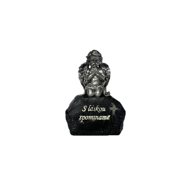 

Simulation Angel Kneeling Stone Pet Tombstone Memorial Tombstone Outdoor Garden Garden Decoration Resin Ornament