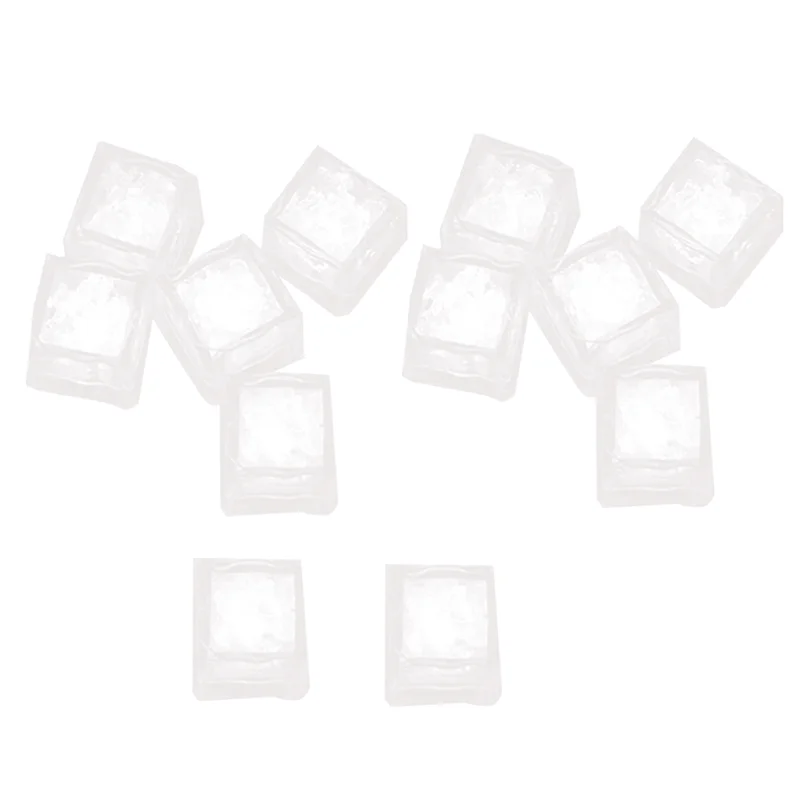 

A19Q-12PCS Waterproof LED Ice-Cube Flashing Glow In The Dark Light Up For Bar Club Drinking Party Decoration
