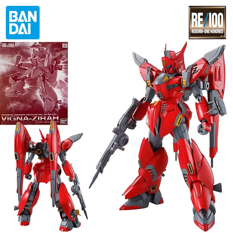 

BANDAI Original MODEL KIT GUNDAM RG 1/100 XM-07G VIGNA-ZIRAH Anime Action Figure Assembly Model Toys Model Gifts for Boys
