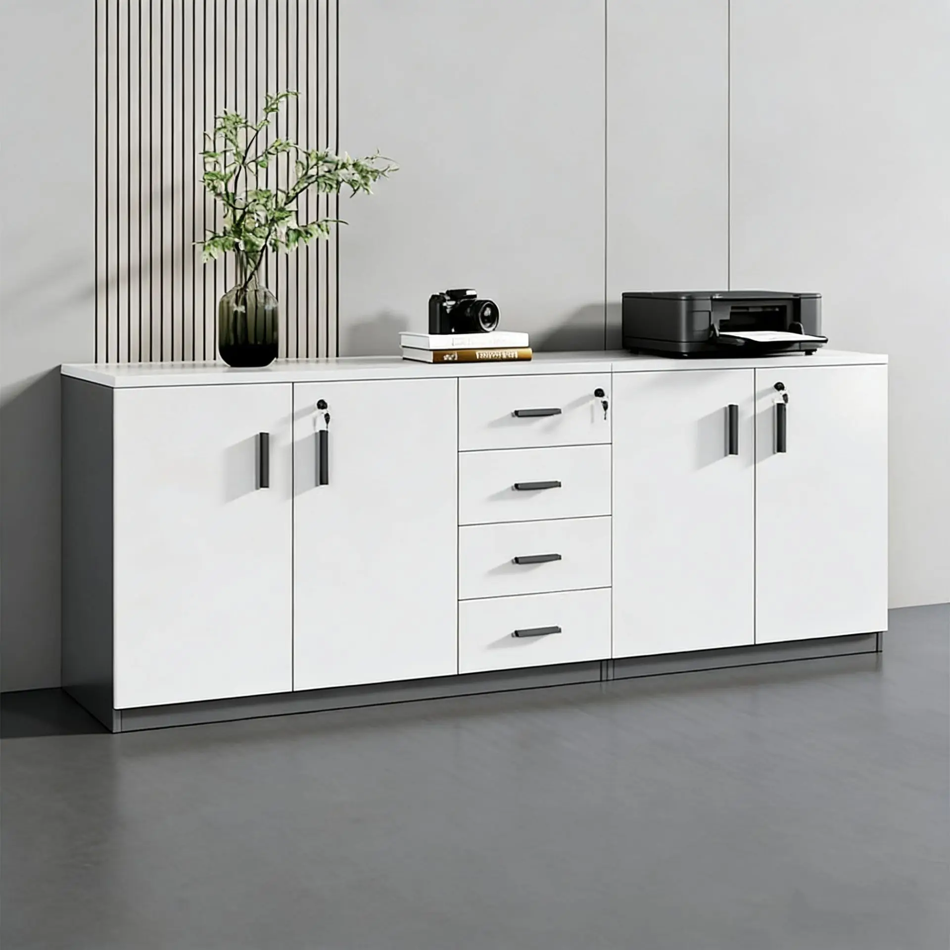 Office Cabinet Data Drawer Cabinet Locked Storage Cabinet File Small Printer