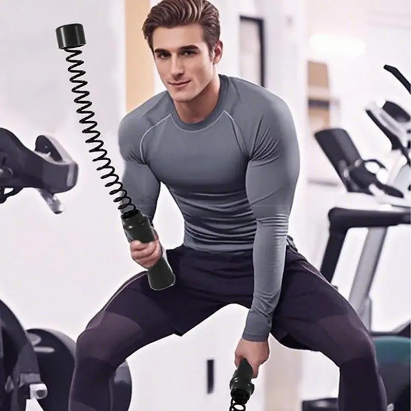 

Exercise Ropes 2 Pieces Heave Duty Core Strength Gym Battle Rope Flexible Detachable Gym Accessories Home Equipment Fitness For