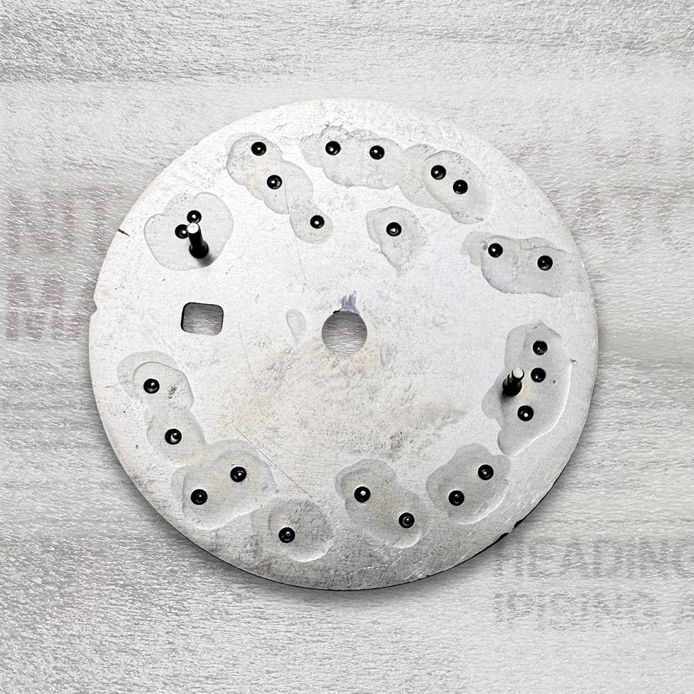 Esfera de diamante con logotipo S de 24,5mm, compatible con movimiento NH305, accesorios de modificación de reloj Sunray de alta calidad para mujer