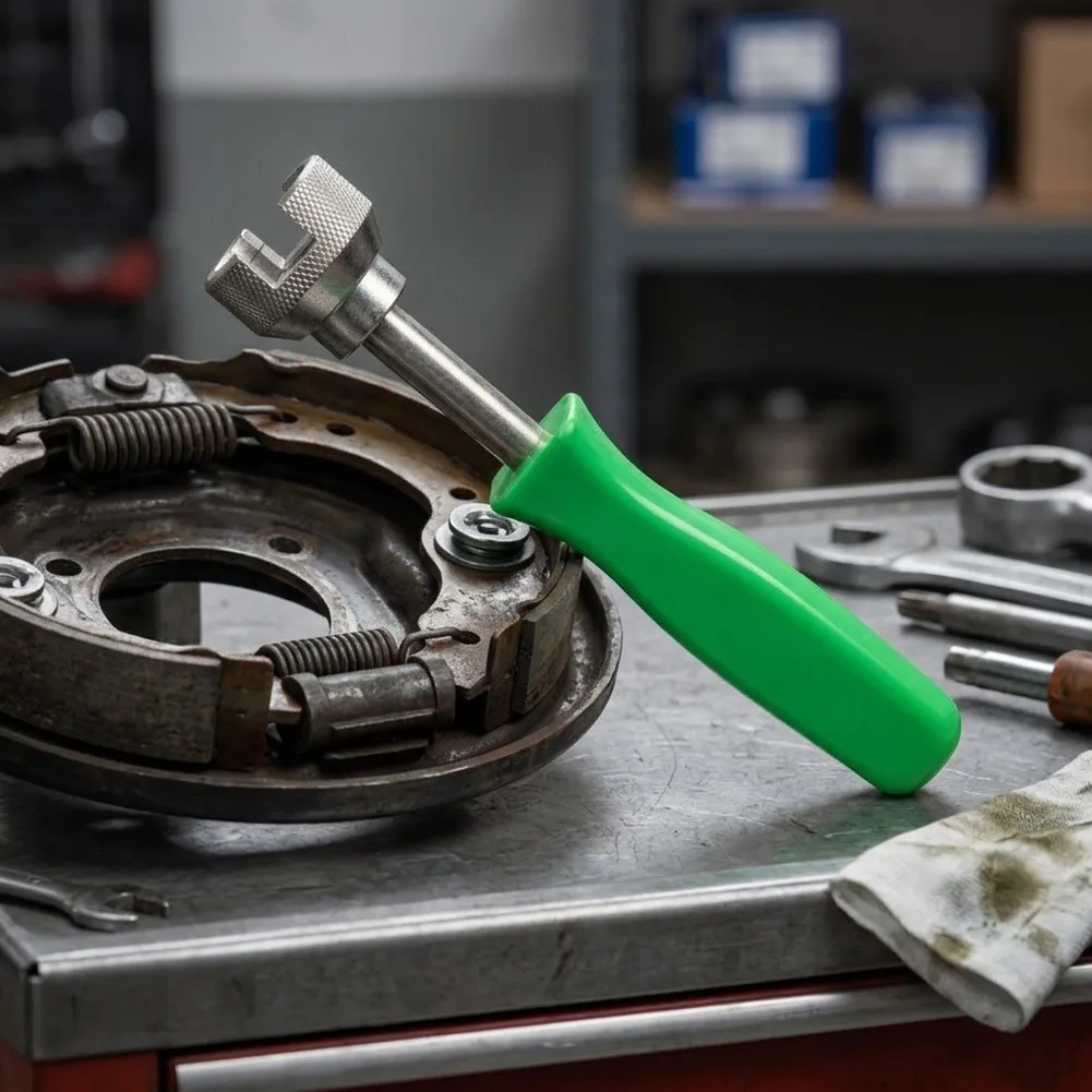 Brake Shoe Washer Compression Tool for Drum Brake Repair on Passenger Vehicles Commercial Trucks and Two-Wheel Motorcycles