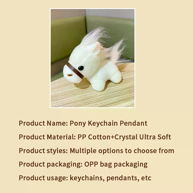 1 stks speelgoed pluche dier kawaii ornamenten bulk speelgoed sleutel hangende decor pp katoen sleutelhanger