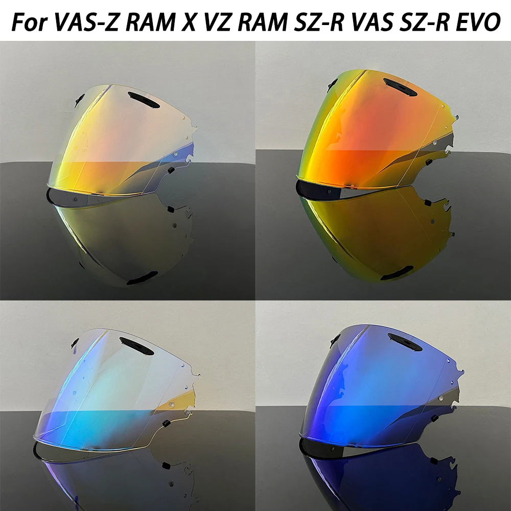 helmet Visor Anti-UV PC Lens For VAS-Z RAM X VZ RAM SZ-R VAS SZ-R EVO Model Smoke Dark Replacement Visor Visor Shield For Arai