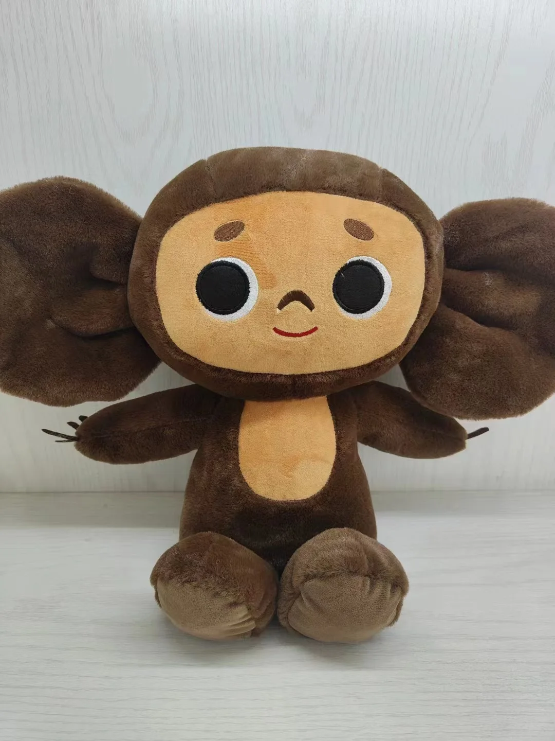 Russia Movie Cheburashka plush toy big eyes monkey with clothes doll Russia Anime baby kid sleep appease doll toys for children