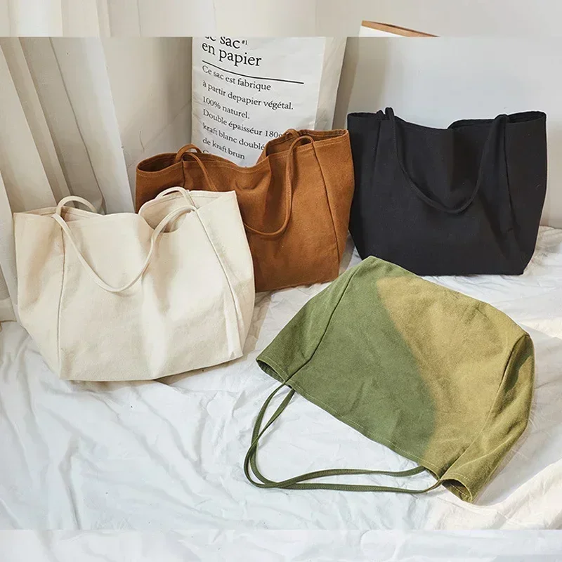 Éventuelles N13-Grand Sac de Shopping en Toile Réutilisable pour Femme, Fourre-Tout Extra Large, Sac à Main d'Épicerie, Cuillère à Souper