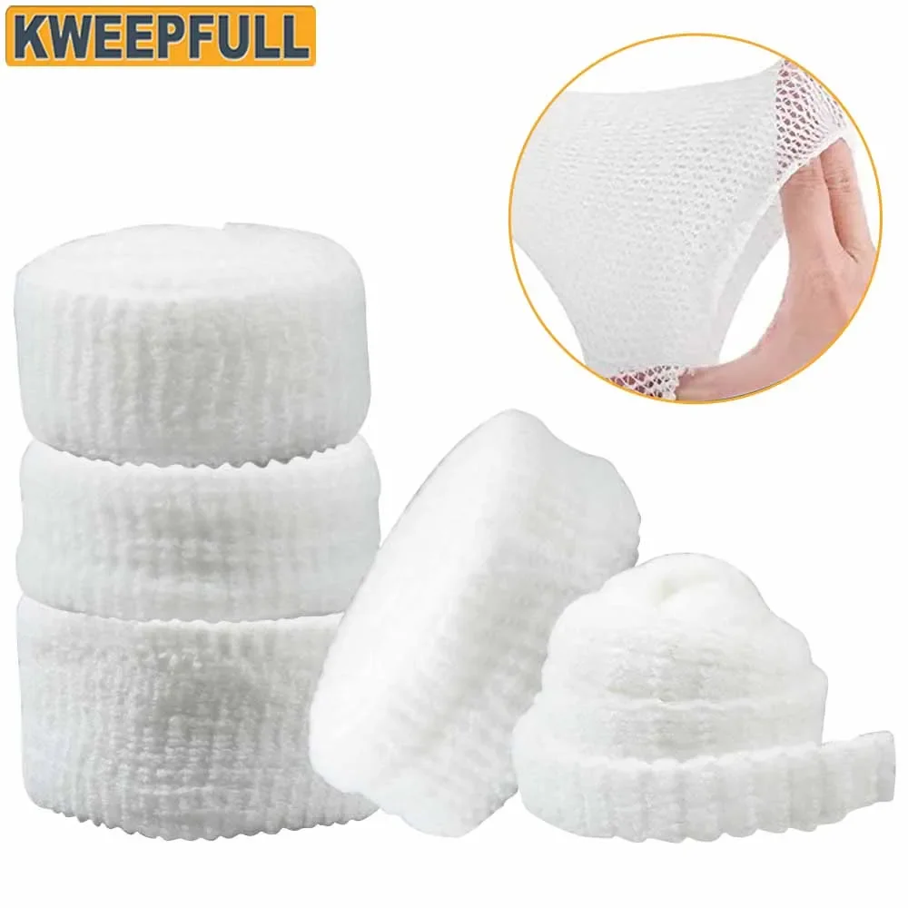 1Roll Tubular Bandage Elastic Net Wound Dressing Elastic Dressing Retainer Tubular Stretch Elastic Gauze Bandage for Elbow,Shank