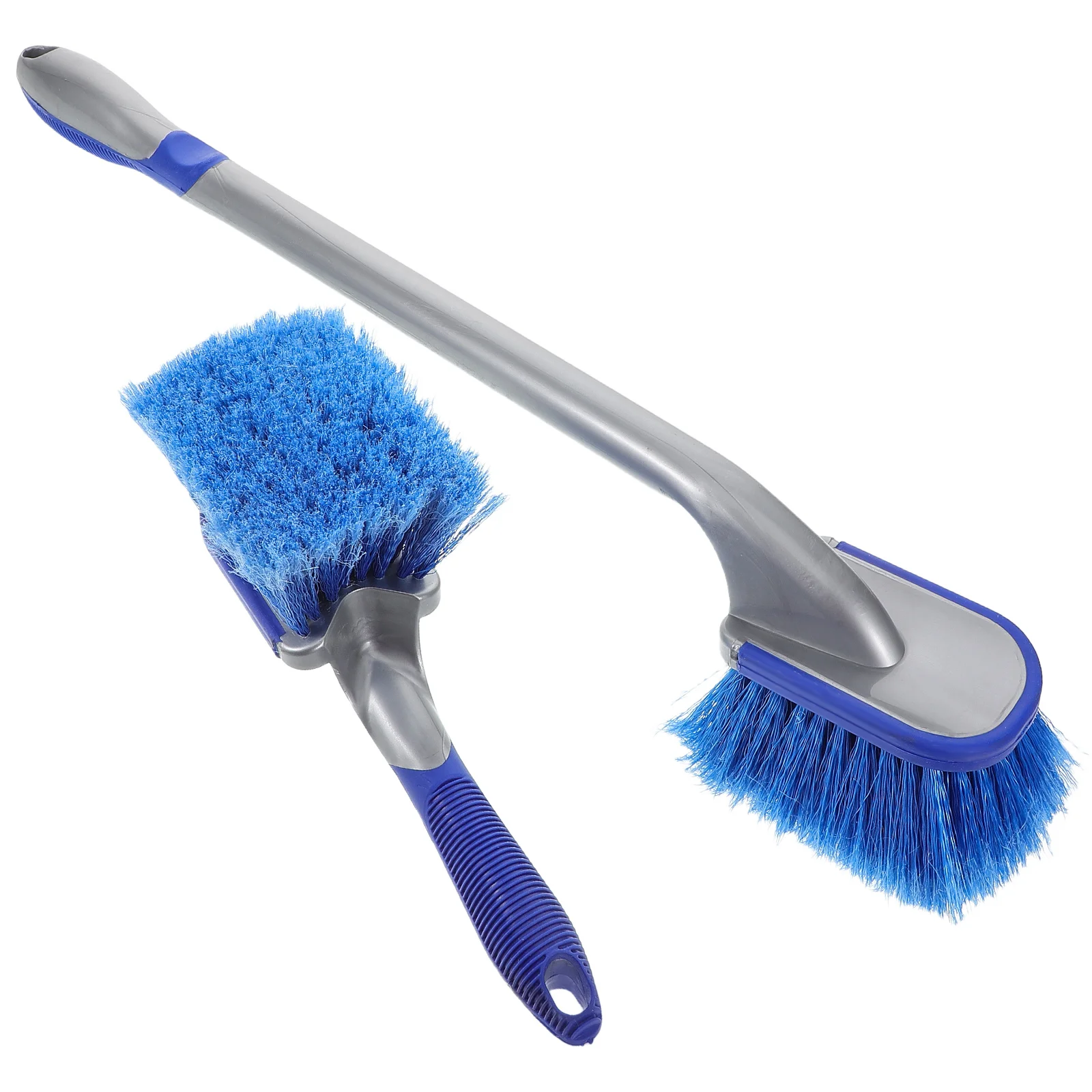 

2pcs Wheel Brushes Ergonomic Handle Car Rv Cleaning Brush Rim Cleaning Tire Tools Soft Bristles Long Reach Universal Fit