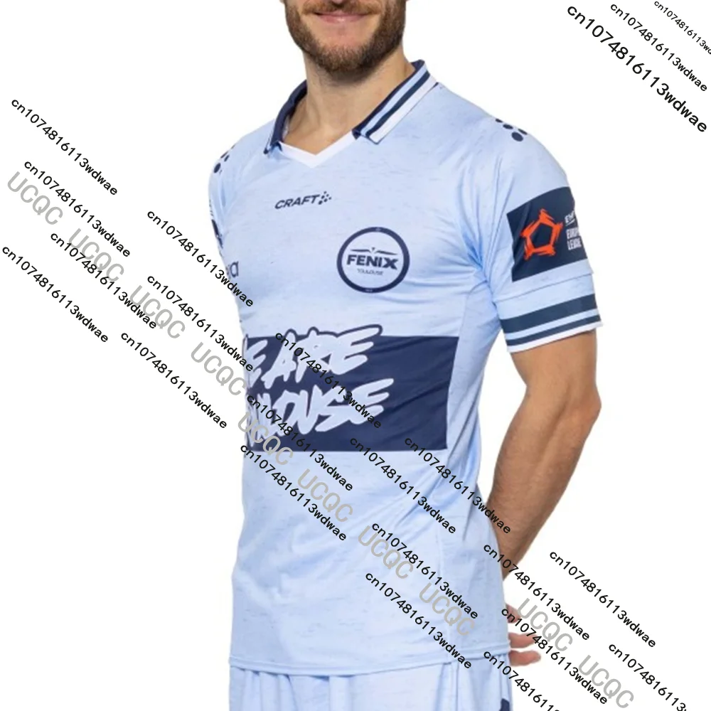 25/26 أحدث فينيكس تولوز كرة اليد جيرسي فرنسا عادية الرجال الرياضة التدريب الكبار والطفل كرة اليد تنفس رياضية تي شيرت