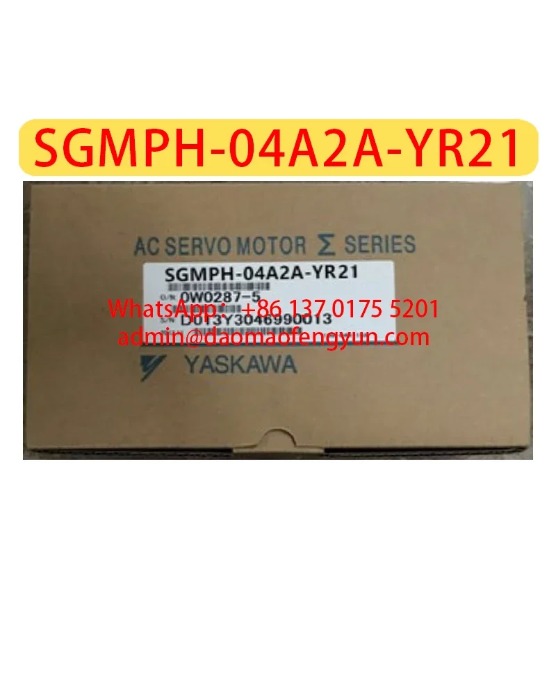 

SGMPH-04A2A-YR21 Brand New Servo Motor Original Genuine，SGMPH 04A2A YR21，Fast shipping