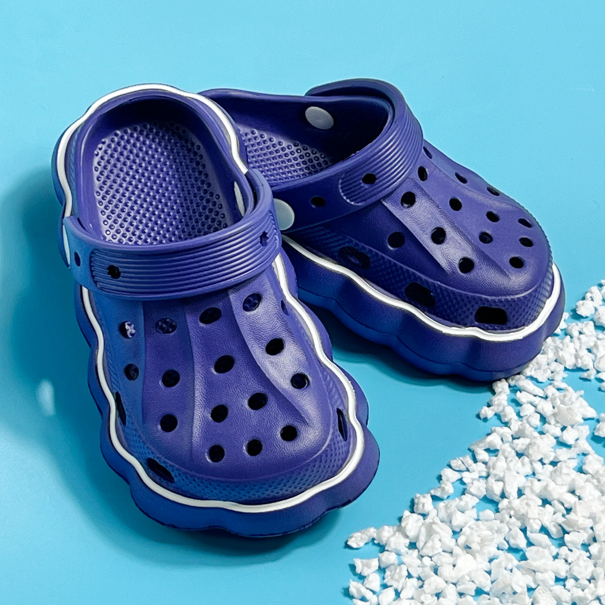 Cute Garden Shoes For Children Multicolor Clogs Outdoor Slippers Soft And Anti-Slip Lightweight Sandals For Girls Boys Summer