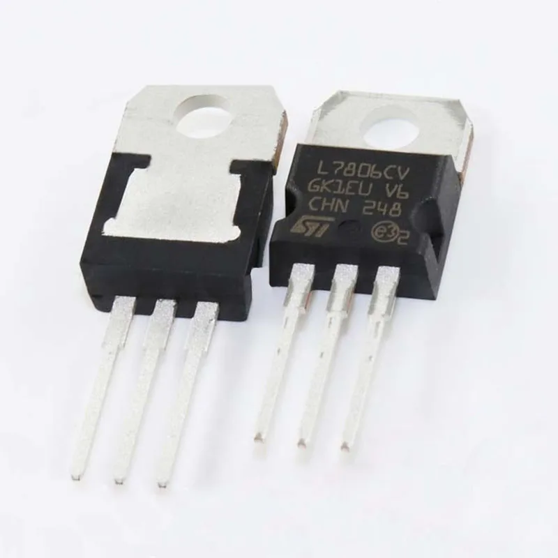 (50PCS）L7806CV L7806 7806 TO-220 transistor three terminal voltage regulator high quality 100% New Chipset