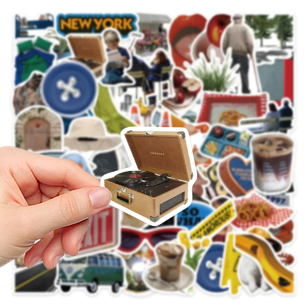 10/30/50 pçs ins estilo moderno dos desenhos animados adesivos estéticos decalques diy papelaria telefone bagagem portátil vintage graffiti adesivo pacote