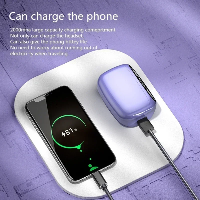 M32 TWS inalámbrico ruido Control táctil reducción auriculares impermeables con micrófono auriculares estéreo Bluetooth