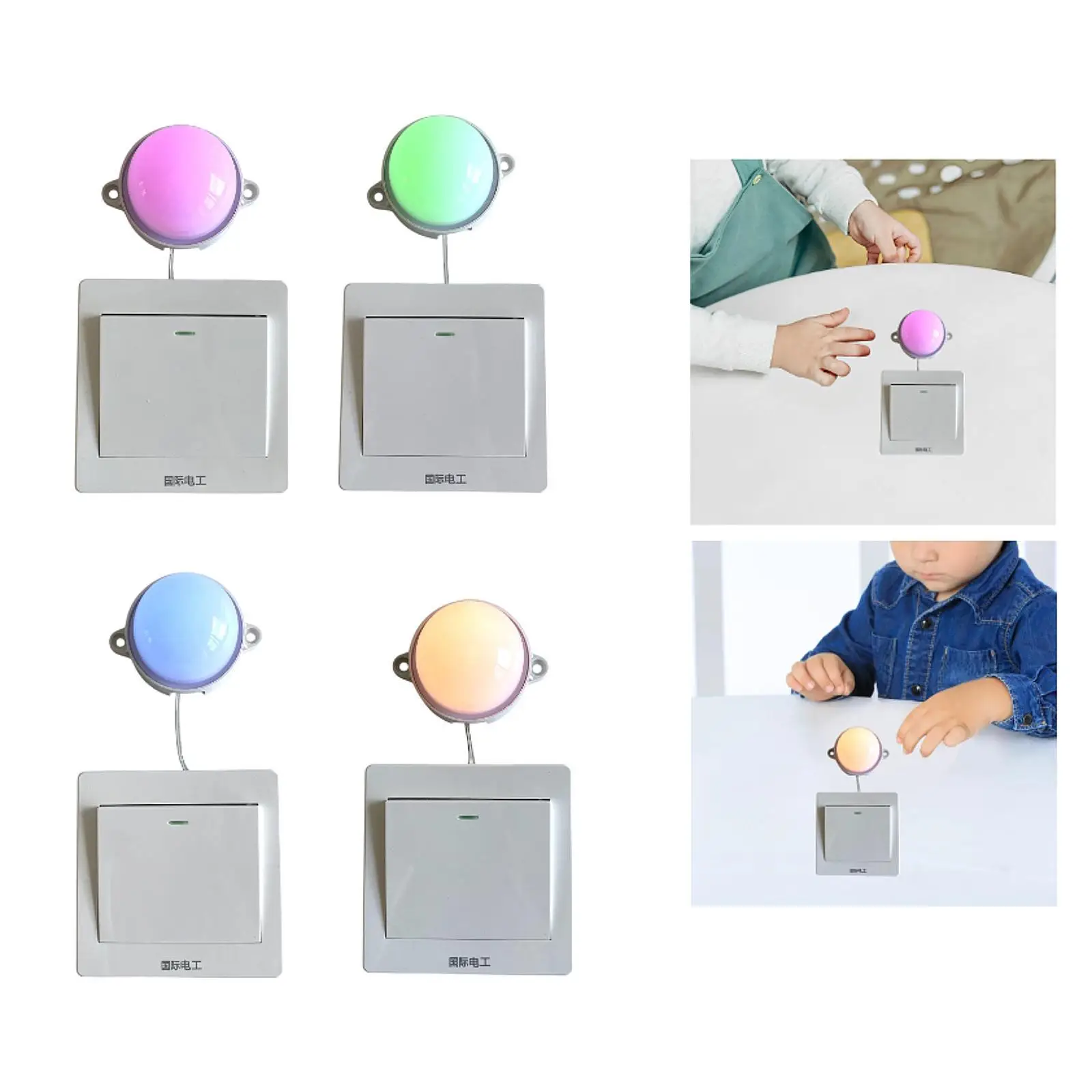 

LED Light Switch Busy Board Development DIY Material Educational Sensory Toy for Children Toddlers Boys Girls Birthday Gifts