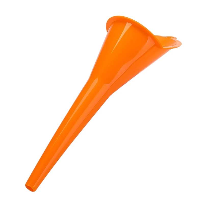 1Pcs Motorcycle Orange Extension Nozzle Plastic Oil Funnel