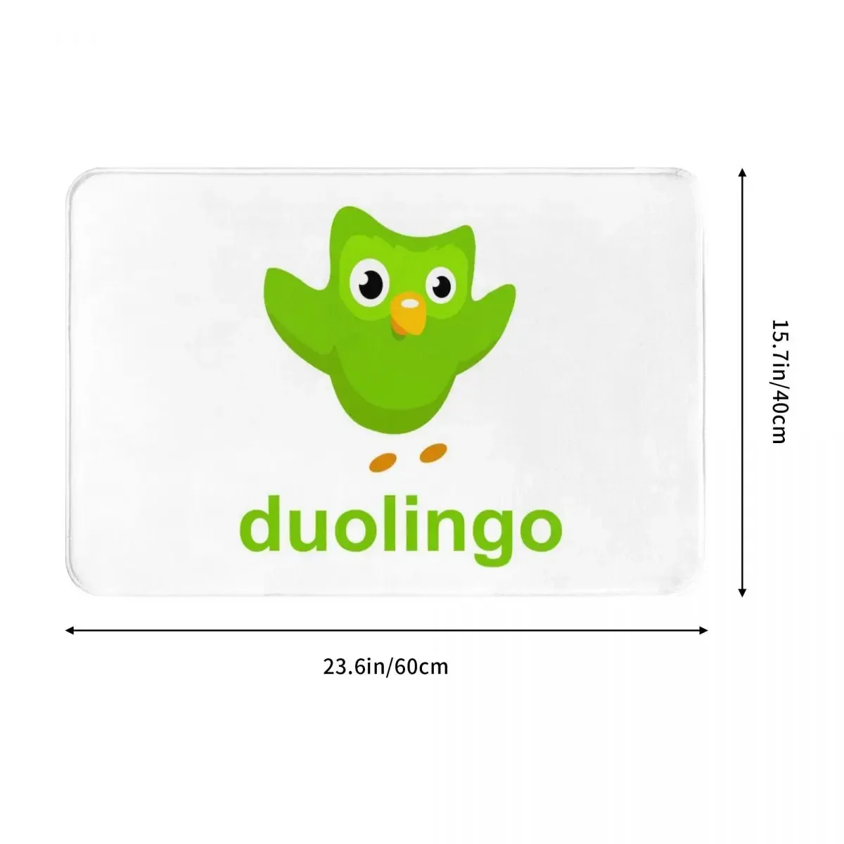 Duolingo Owl Duo Non-slip Doormat Floor Mat Cushion Carpet Rug for Kitchen Entrance Home Bedroom Footpad Mats