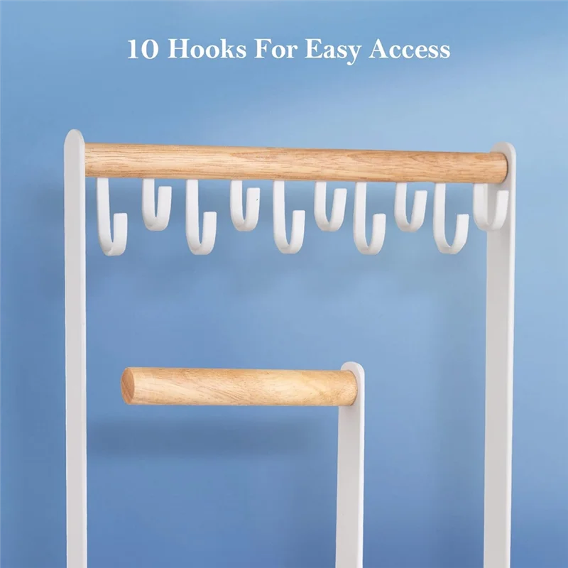 

ABCA-Necklaces Hanging Jewelry Stand Holder Organizer With Ring Tray, Small Jewelry Display Storage Tower
