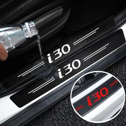 Car Guard Decals for HYUNDAI I30 Sill Door Trunk Threshold Protector Anti Scratch Strip Sticker Kick Plate Water Proofing Film