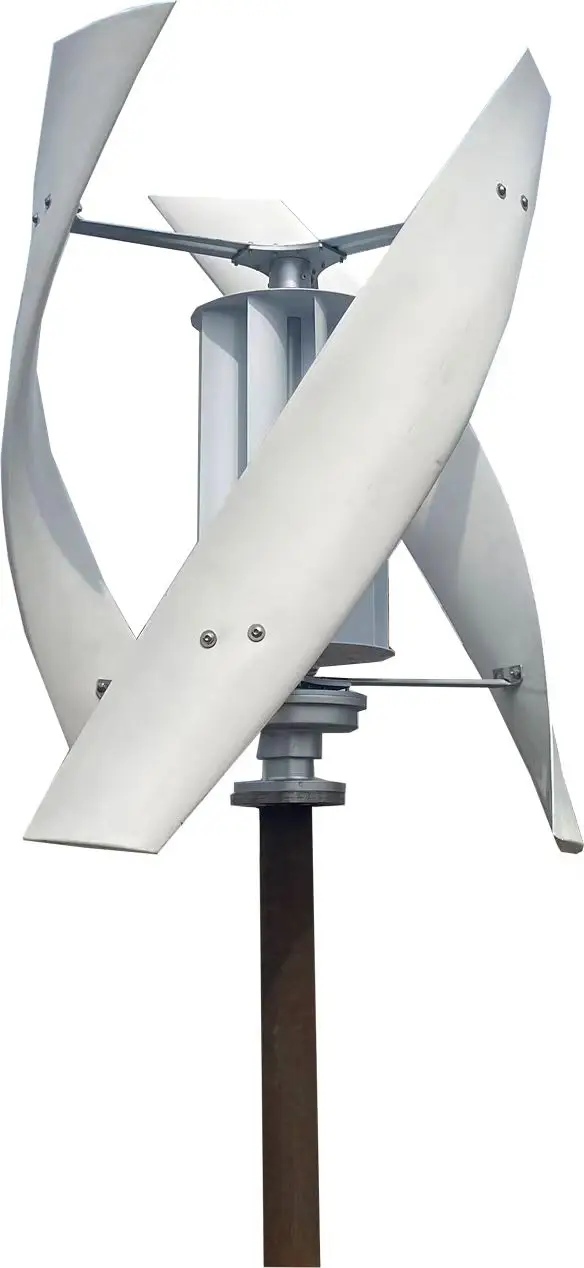 1000W 1500W Vertical Wind Turbine Helical Windmill Generator 12V 24V 48V for Home Use Off-Grid Air Energy Power System Pro