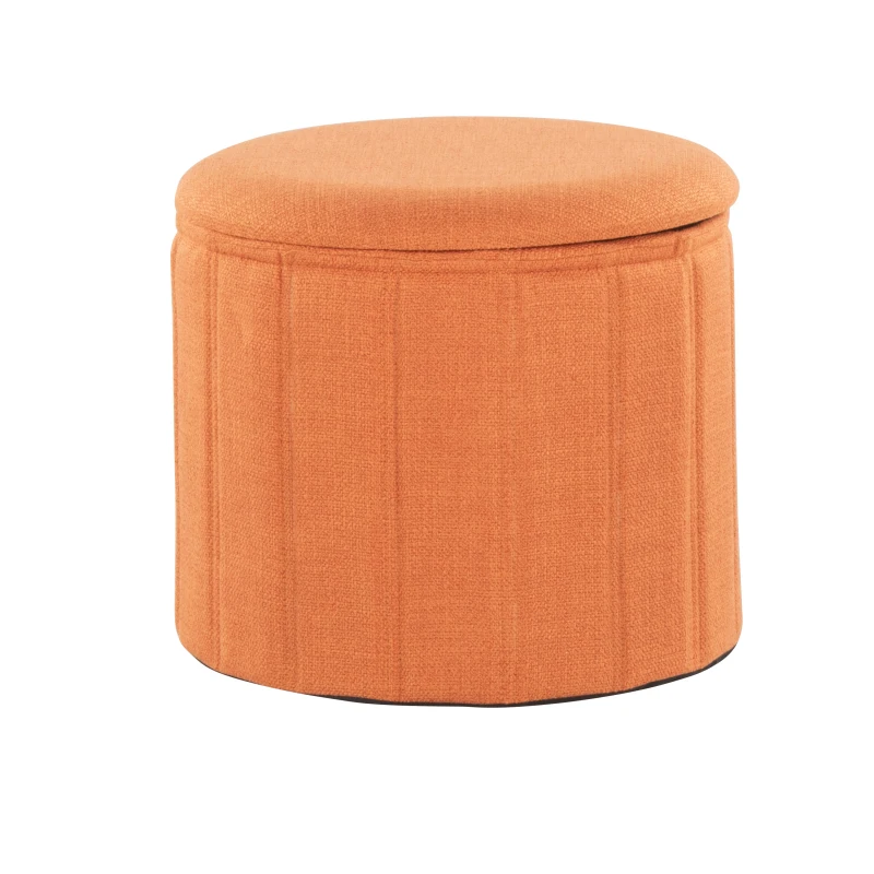 lindsey-contemporary-glam-folding-storage-ottoman-in-orange-polyester-by-lumisource