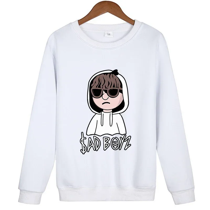 

2024 Men's Sad Boys Printed Casual Sweatshirts Men/Women Harajuku Girls Gift O-Neck Sweatshirt Solid Hoodie Hiphop Pullover