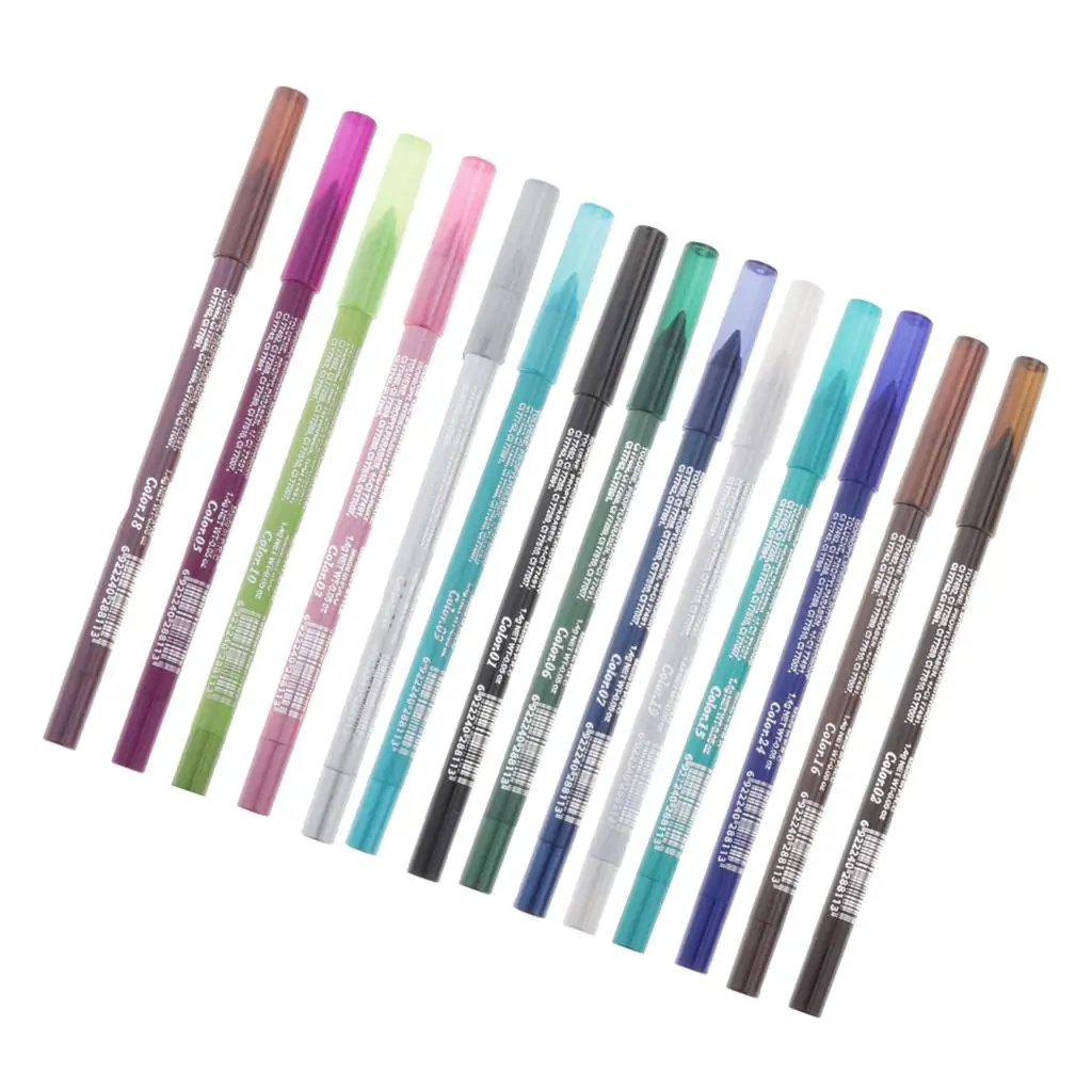 Langdurige eyeliner oogschaduw potlood waterdichte gel krijt make-up tool voor reizen en mode-ooglooks
