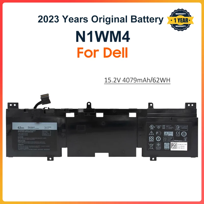 3V806 N1WM4 Battery For Dell Alienware 13 R2 Series ALW13ED-2708 ALW13ED-2608 ALW13ED-1508 62N2T 2P9KD 51WH 62WH