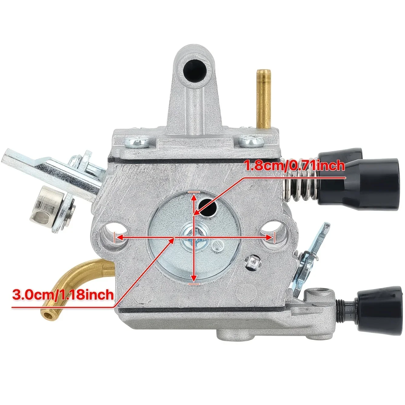 yesfor FS250 Carburetor Kit for Stihl FS250R FS300 FS350 FS120 FS120R FS200R
