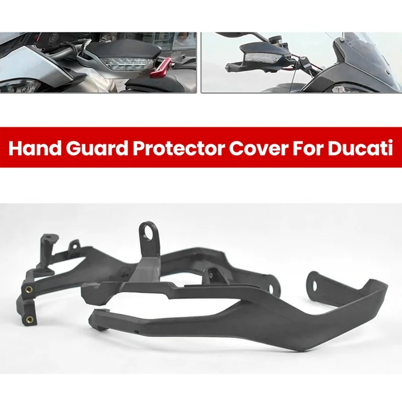 Guardamanos de manillar de motocicleta, cubierta protectora de mano para Ducati MULTISTRADA MTS 950 1200 1260 MTS950 MTS1200