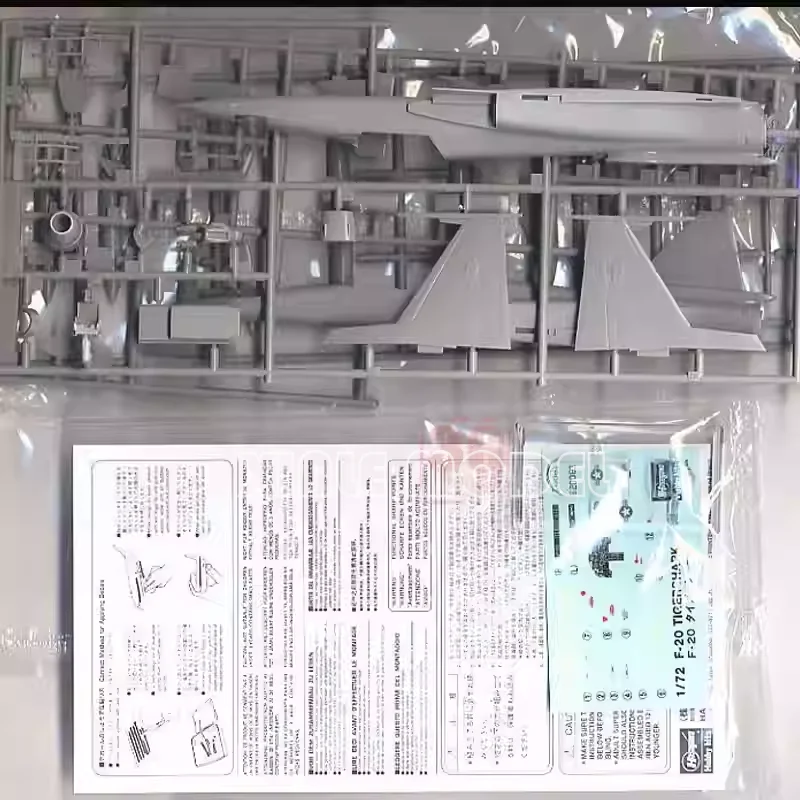 ชุดโมเดลเครื่องบินประกอบพลาสติกฮาเซกาวะ 00233 เอฟ-20 ไทเกอร์ชาร์ค[เครื่องบินรบกองทัพอากาศสหรัฐฯ] 1/72