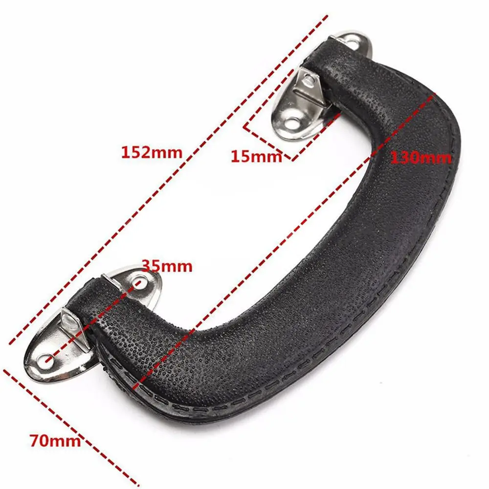검은 색 교체 케이스 핸들 수하물 캐비닛은 비행 가방 용 핸들을 당깁니다. 기타 트롤리 와인 박스 핸들 교체 부품