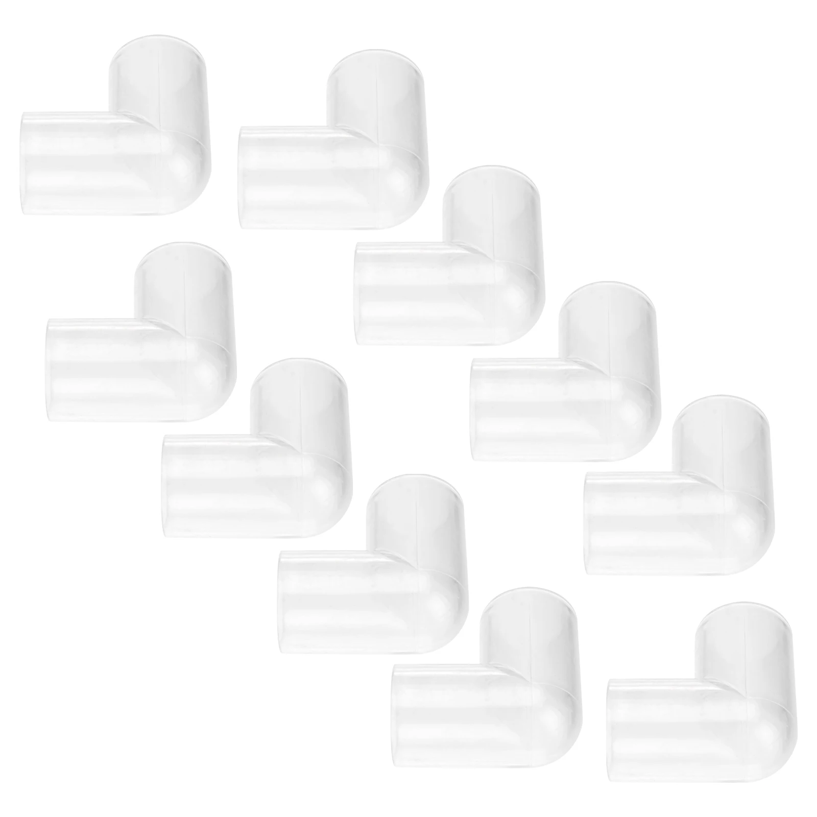 

10 Pcs Fish Tank Tube Connector Acrylic Transparent 90 Degree Pipe Fitting Hose Adapter Water Pipe Connector