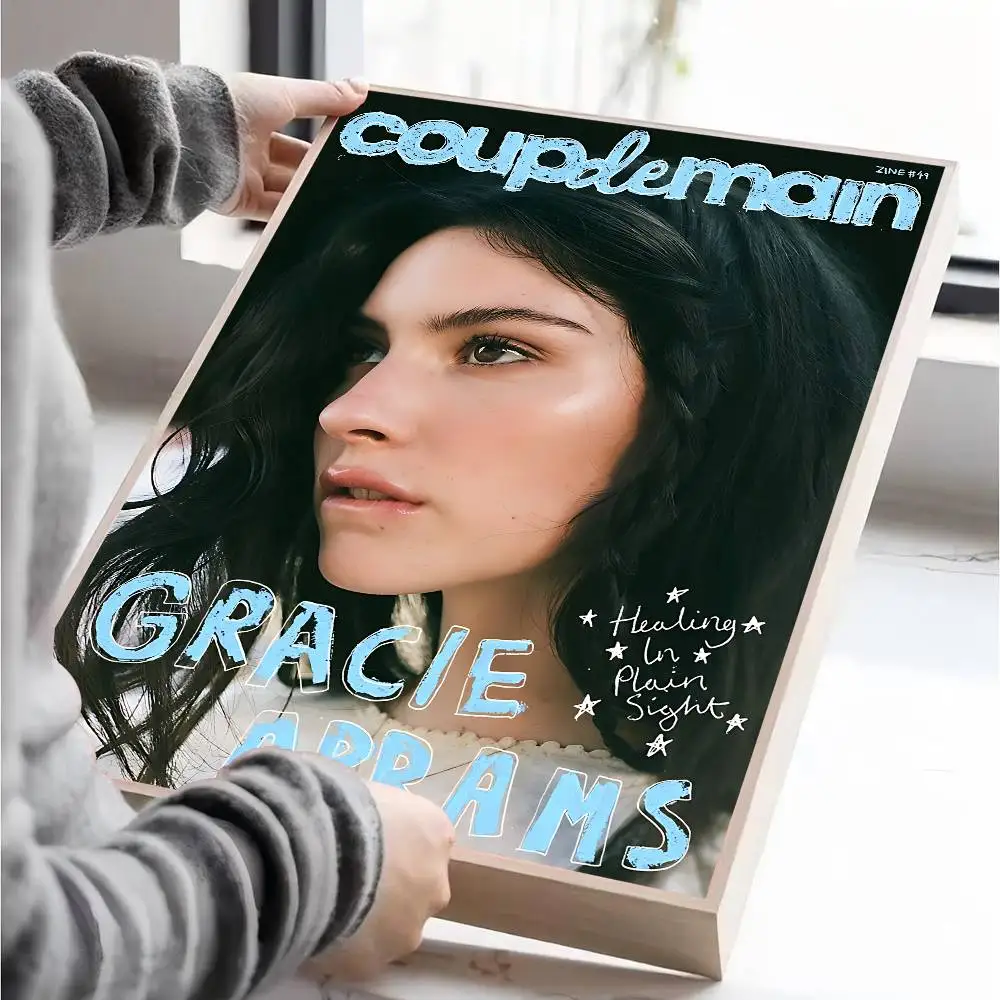 ألبوم موسيقى البوب GRACIE ABRAMS DIY ملصق لاصق يتوهم الجدار ملصق لغرفة المعيشة زخارف للحانات جدار ديكور