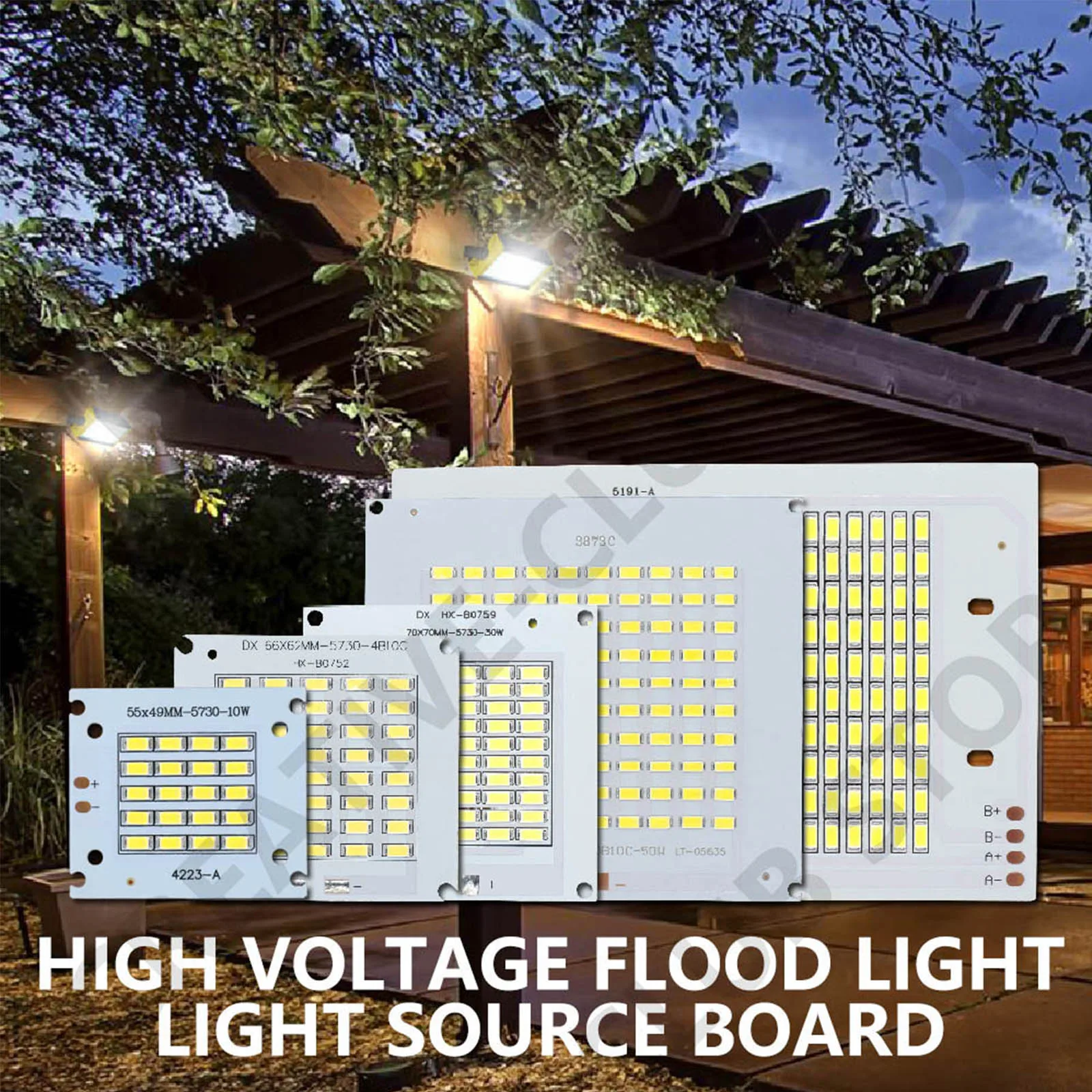 Imagem -06 - Diodo Led 5730 Light Lamp Beads 100w Chip Grande Painel Lâmpada 17x34mil Pcb Alto Brilho Lamp Board Adequado para Faça Você Mesmo Light Source