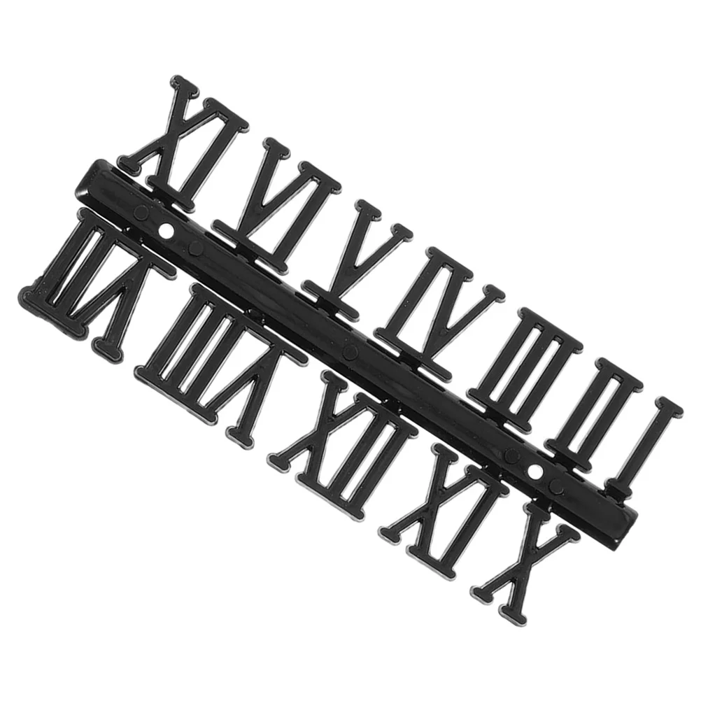 

6Sets Wall Clock Parts Plastic Decorative Repairing Accessories DIY Clock Numerals Supplies Digital Bell Repair Parts