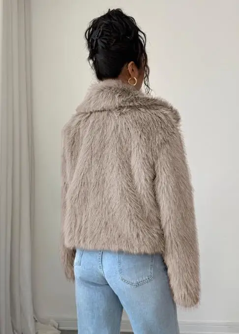 2025 الخريف والشتاء موضة جديدة عادية أنيقة مزاجه الراقية سترة معطف الملابس النسائية #2