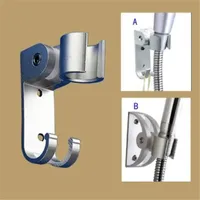Adjustable Shower Holder Aluminum Wall Mounted Hand Stand Bracket for Bathroom Accessories Handheld