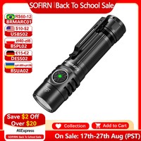 Sofirn SC29 3000 Lumens XHP50B EDC 21700 Torch Light Powerful Flashlight Rechargeable Lantern IPX8 for Camping Fishing