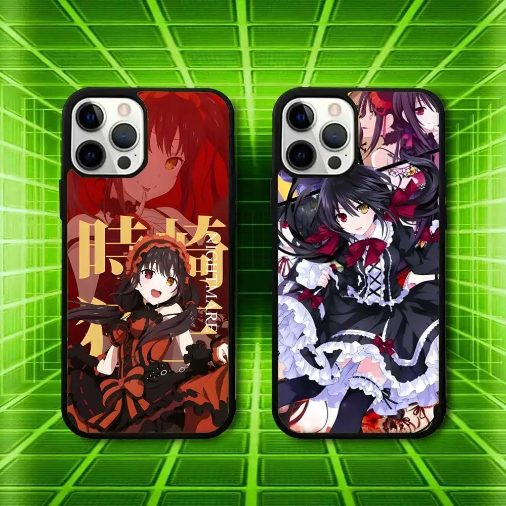 

Tokisaki Kurumi Date A Live Phone Case For iPhone 16,15,14,13,12,11,Pro,Max,Plus,Mini,SE4,E Magnetic Magsafe Wireless Charging