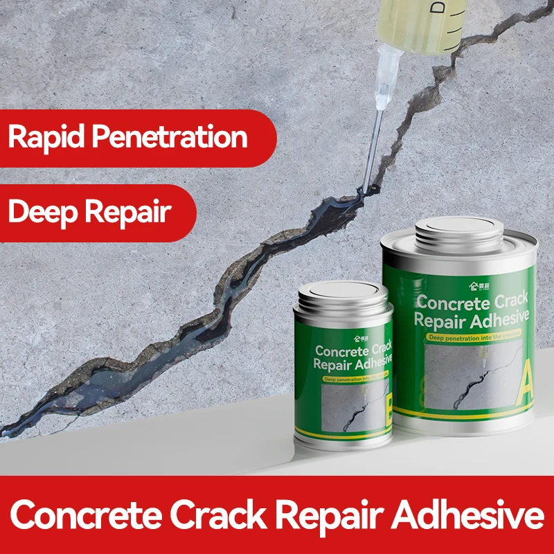 

Epoxy Low-Viscosity Crack Filler, a fluid liquid specifically designed for repairing fine cracks in concrete, walls, and floors