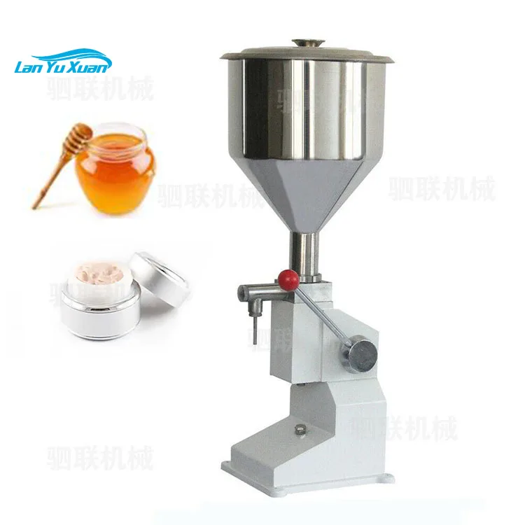 

SiLian A03 Manual 5-50ML Cosmetic Shampoo Cream Liquid Paste Sauce Honey Filling Machine