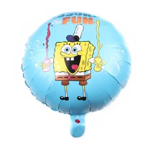 Hélio Boy- und Mädchenballons, Hélio Geburtstagsfeier Balloons Dekoration, SpongeBob -Cartoon, Quadratmeter, Patrick Estrela, 1 Schlafzimmer 9 HauptverkaufsspongeBob Kawaii - №7