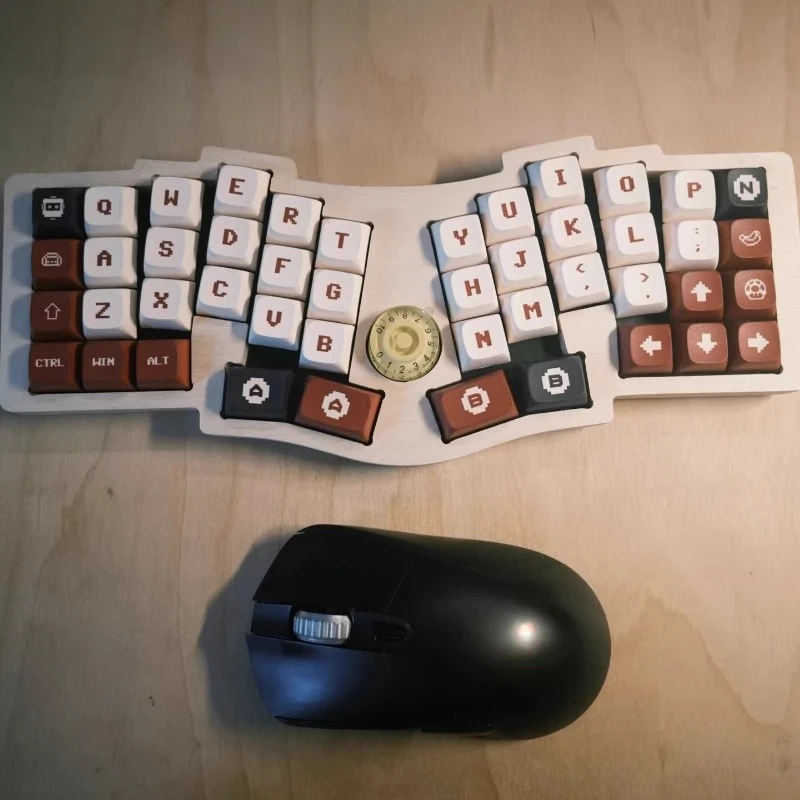 

DeList Ergonomic Keyboard Wired Programming Office Teclado Mecanico Hot Swap QMK VIAL Custom Teclado Gamer Mechanical Keyboards