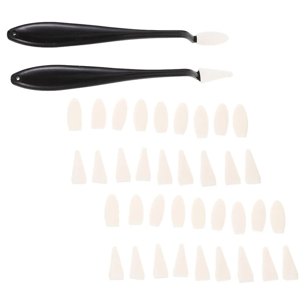 

1 set Sketch Wipe Scrapers Versatile Eraser Tools Art Drawing Blending Pottery Durable ABS Sponge Replace Heads Artists Students