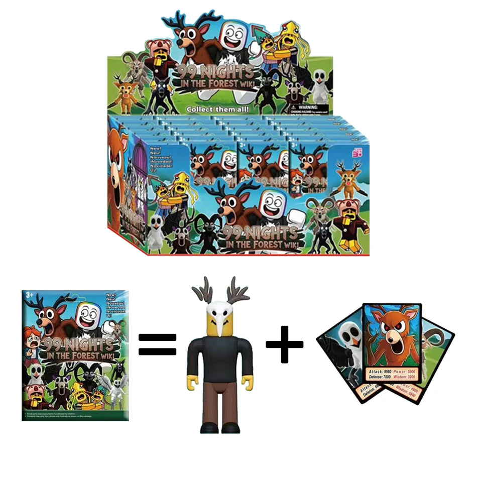 Set De Figuras De 99 Noches En El Bosque | 5 O 10 Piezas De Ciervos Monstruo De PVC | Coleccionables De Fantasía Para Decoración Y Regalos