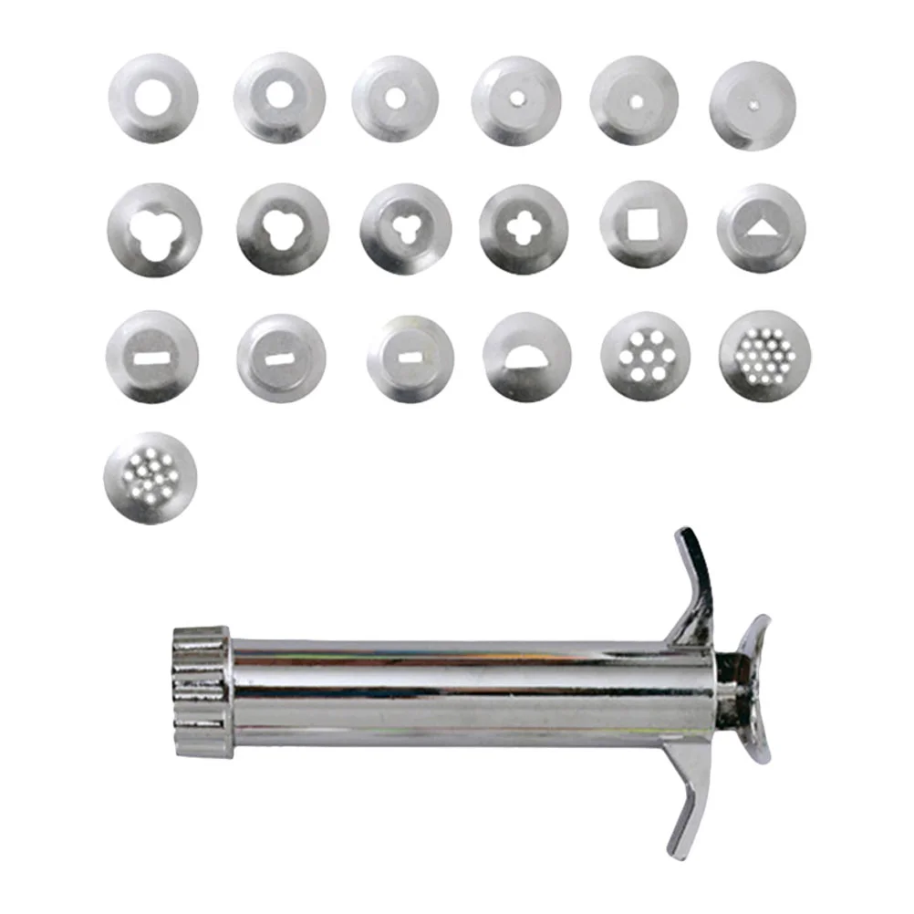 Clay Plastic Puncher Baking Extruder DIY Supply Polymer Tools Handmade Stainless Steel Squeeze Child